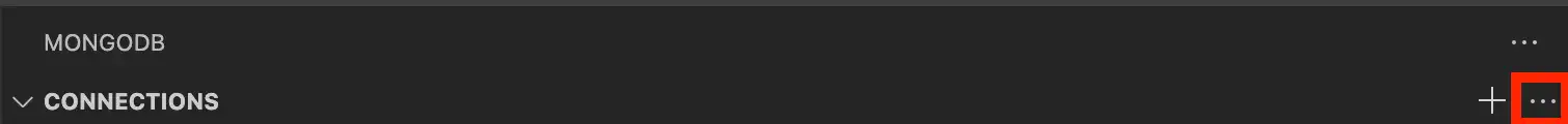 Select add connection with connection string
